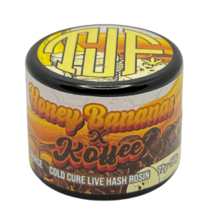 Honey Bananas x Koffee – Terp Junky Farms Live Hash Rosin (2g)