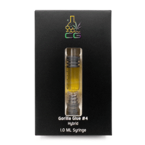 CG Premium Extracts – Gorilla Glue #4 THC Hybrid Distillate Syringes – 1ML