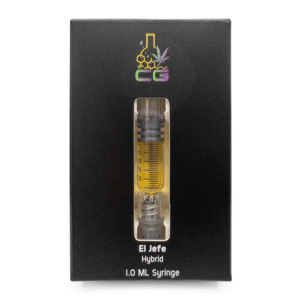 CG Premium Extracts – El Jefe THC Hybrid Distillate Syringes – 1ML