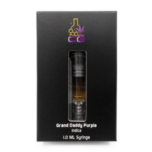 CG Premium Extracts – Grand Daddy Purple THC Indica Distillate Syringes – 1M