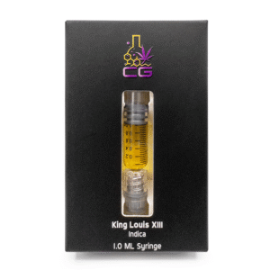 CG Premium Extracts – King Louis XIII THC Indica Distillate Syringes – 1ML